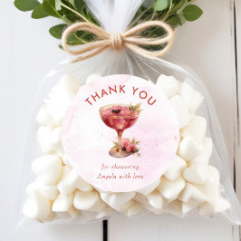 カクテルブランチ&バブリーブライダルシャワー ラウンドシール