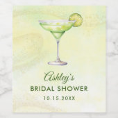 カクテルブランチ&バブリーブライダルシャワー ワインラベル (シングルラベル)