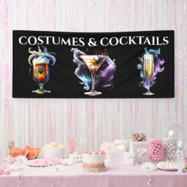 カクテルブーゼ魔法スモークハローウィンパーティ 横断幕