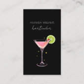 カクテルプロフェッショナルバーテンダー名刺 名刺 (正面)