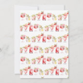 カクテルプールパーティー誕生日招待状 招待状 (裏面)