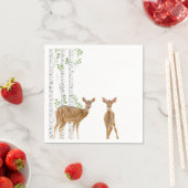 カクテルペーパーナプキンクリスマスディアドードウッドランドバック スタンダードカクテルナプキン (インサイチュ)