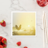 カクテルペーパーナプキンサニーモーニングファームカントリー スタンダードカクテルナプキン (インサイチュ)