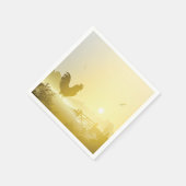 カクテルペーパーナプキンサニーモーニングファームカントリー スタンダードカクテルナプキン (角)