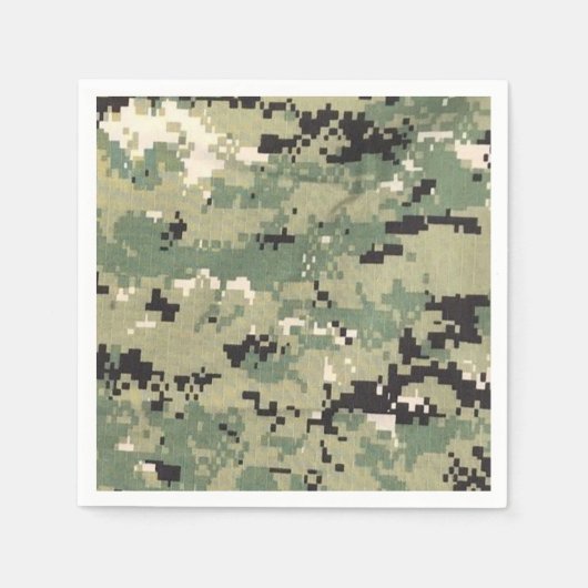 カクテルペーパーナプキンネイビーIIIタイプ3デジタル スタンダードカクテルナプキン (正面)