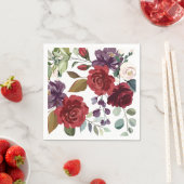 カクテルペーパーナプキンホワイトローズ金ゴールド幾何学模様F スタンダードカクテルナプキン (インサイチュ)