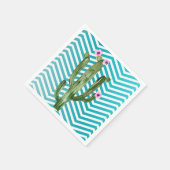 カクテルペーパーナプキンボホカクティサボテン スタンダードカクテルナプキン (角)