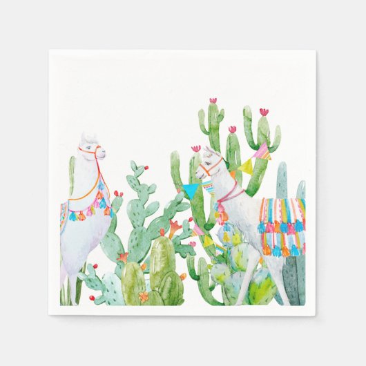 カクテルペーパーナプキンボホラマボヘミアンカクティデ スタンダードカクテルナプキン (正面)