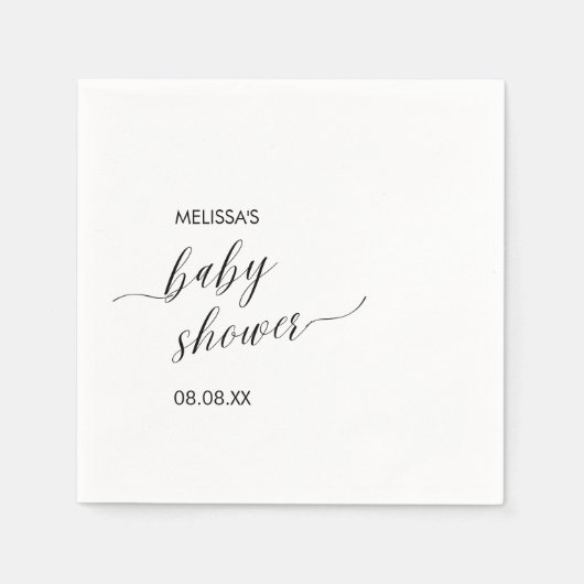 カクテルペーパーナプキンミニマモダンリストシンプル スタンダードカクテルナプキン (正面)