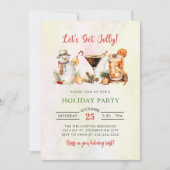 カクテルホリデーパすてきーティーをゲット 招待状 (正面)