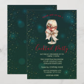カクテルボウスターズ グリーン クリスマスパーティー 招待状 (正面/裏面)