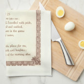 カクテルポエトリーバータオル キッチンタオル (四つ折り)