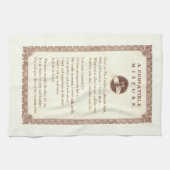 カクテルポエトリーバータオル キッチンタオル (横)