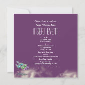 カクテルマルチニグラスパープルシェンパーティー 招待状 (裏面)