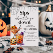 カクテルマルティニパンプキンハローウィンパーティ 招待状