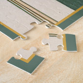 カクテルマルティニミッドセンチュリーデザイン ジグソーパズル (側面)