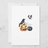 カクテルマルティーニハローウィンパーティ 招待状 (裏面)