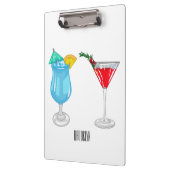 カクテルマンガイラストレーション クリップボード (左)