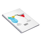 カクテルマンガイラストレーション ノートブック (右側)