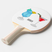 カクテルマンガイラストレーション 卓球ラケット (正面アングル)