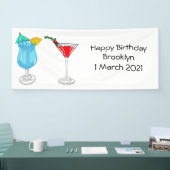 カクテルマンガイラストレーション 横断幕 (トレードショー)