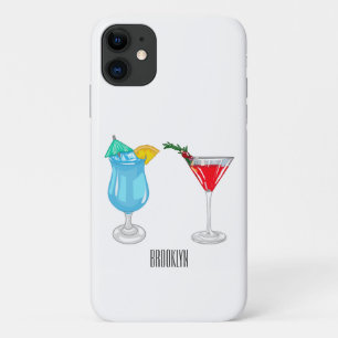カクテルマンガイラストレーション iPhone 11 ケース