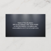 カクテルミックス | 薄暗い背景 名刺 (裏面)