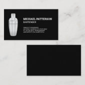 カクテルメタルシェーカー 名刺 (正面/裏面)