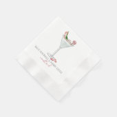 カクテルメリーのクリスマスを過ごす 縁ありカクテルナプキン (角)