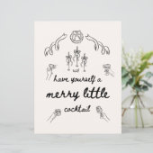 カクテルメリーバードリンクの看板を持つ (スタンド正面)