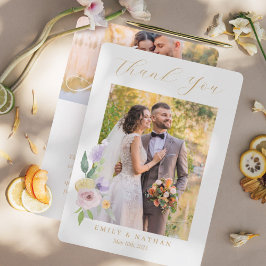 カクテルモダンシトラスウォーター色フローラパラダイス サンキューカード