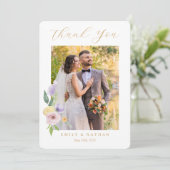 カクテルモダンシトラスウォーター色フローラパラダイス サンキューカード (スタンド正面)