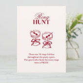 カクテルモダンリング狩りブライダルシャワーゲーム (スタンド正面)