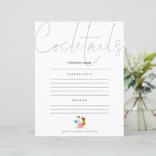 カクテルユーザー独自のレシピページを追加 (スタンド正面)