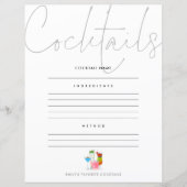 カクテルユーザー独自のレシピページを追加 (正面)