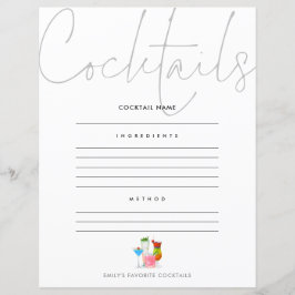 カクテルユーザー独自のレシピページを追加