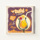 カクテルラウンジポスター ノートブック (裏面)