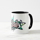 カクテルラウンジmartiniレトロヴィンテージリキュールバー マグカップ (正面右)