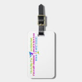 カクテルラゲッジタグ – ハッピーアワーまで ラゲッジタグ (正面縦)