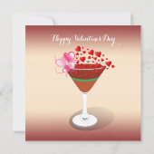 カクテルラブミートバレンタインスイープハートパーティー 招待状 (裏面)