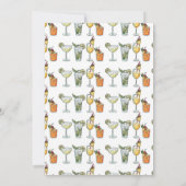 カクテルリタイアメントパーティーの飲み物 招待状 (裏面)