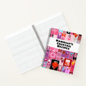 カクテルレシピパーソナライズされた ノートブック (内部)