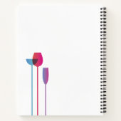 カクテルレシピパーソナライズされた ノートブック (裏面)