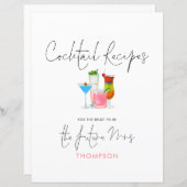 カクテルレシピフューチャーMrs Binderヘッダーページ (正面/裏面)