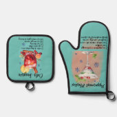 カクテルレシピ、キッチンギフトサングリア 鍋つかみ&鍋敷きセット (正面)