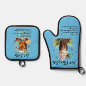 カクテルレシピ、キッチンギフトホットトディ 鍋つかみ&鍋敷きセット (正面)