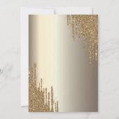 カクテルレモンシャンパンブライダルシャワー 招待状 (裏面)