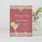 カクテルレモンレースレッド退職金 招待状 (スタンド正面)