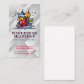 カクテルロゴ | レストランとバー 名刺 (正面/裏面)