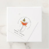 カクテルワインモダンを愛する結婚応援 フェイバータグ (インサイチュ)